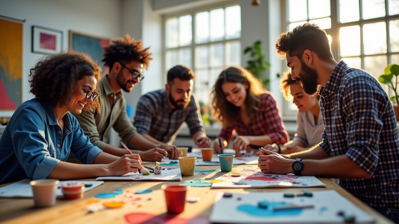 Le teambuilding artisanal : l&rsquo;atelier créatif qui renforce la cohésion d&rsquo;équipe